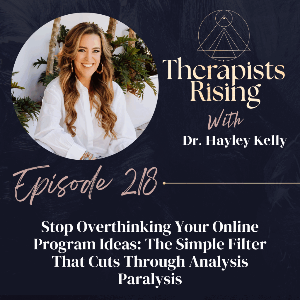 Overthinking Your Online Program Ideas